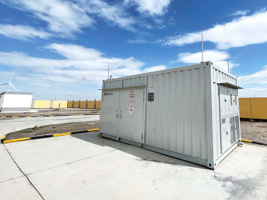 کانتینر شارژ باتری سفارشی فضای باز با مواد مقاوم در برابر آتش با استحکام بالا و سیستم کنترل دمای هوشمند