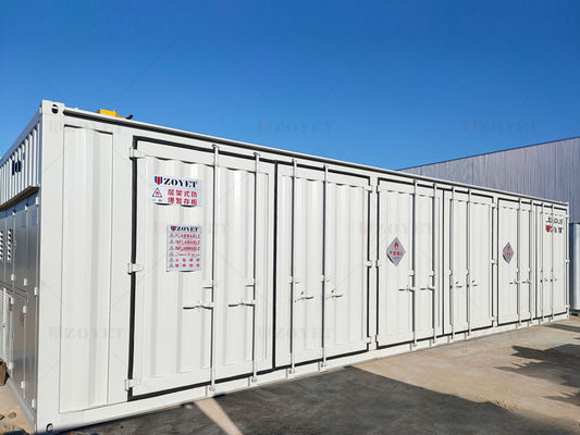 مخزن استیل گاز بیرونی مقاوم در برابر اشعه UV با عایق دو لایه و ظرفیت قابل تنظیم