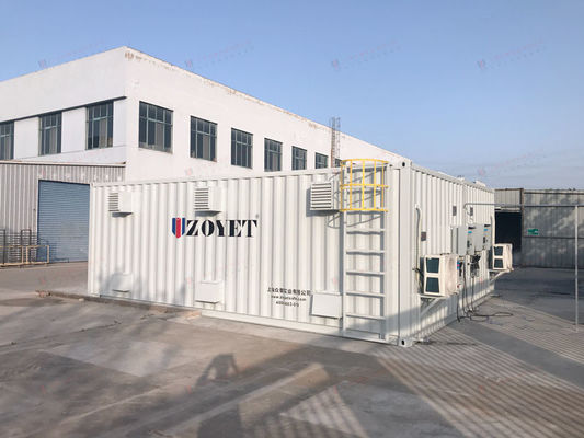 ظرف شارژ باتری در فضای باز 20 فوت سنگین با اتاق تست باتری لیتیوم یون یکپارچه برای باتری های بزرگ ظرفیت