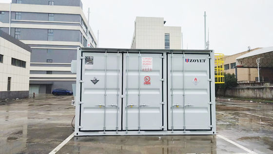 ظرف ذخیره سازی بطری گاز ضد انفجار با عایق دو لایه و کنترل درجه حرارت