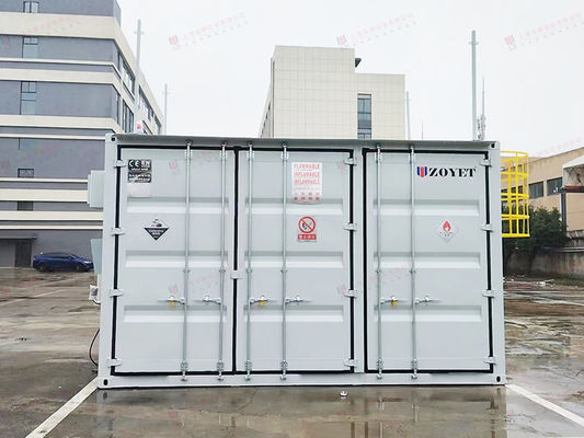 20ft کانتینرهای قابل حمل برای ذخیره سازی برای فروش پناهگاه های کانتینری شده