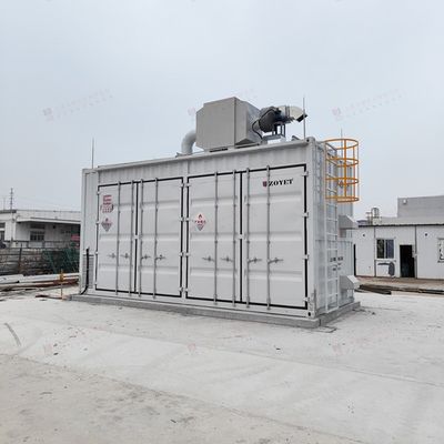 کانتینر شارژ باتری فضای باز ضد حریق و ضد انفجار 20 فوتی برای باتری لیتیوم یون با ویژگی های سفارشی