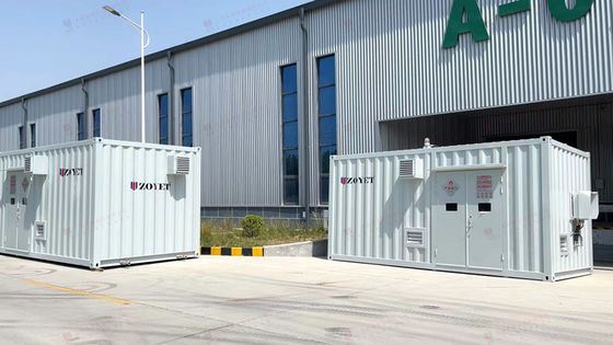 کانتینر ذخیره سازی سفارشی ضد انفجار مواد شیمیایی در فضای باز برای کالاهای خطرناک بزرگ